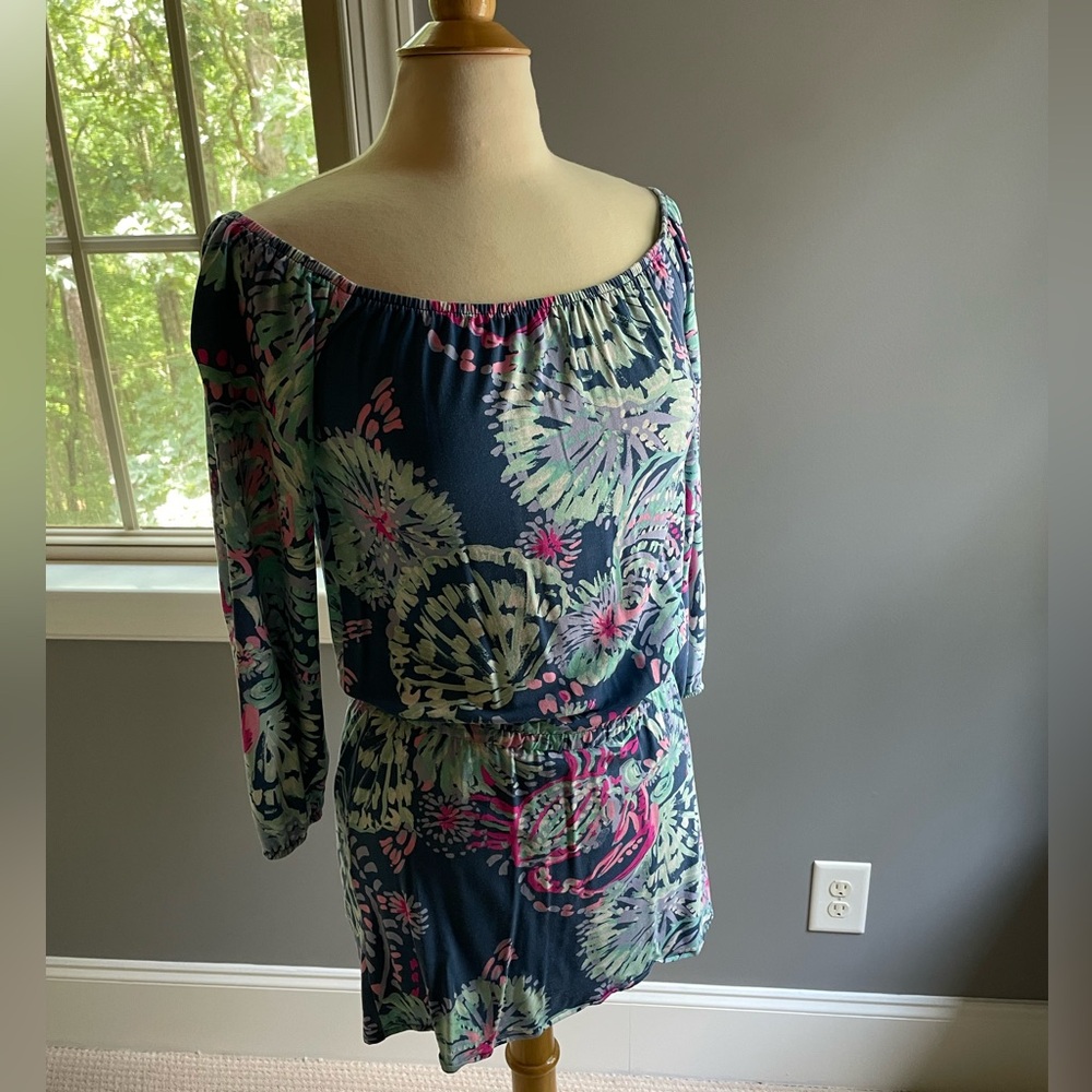 Lilly Pulitzer Off the Shoulder Romper